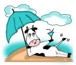 The little Cow [Ver2] sticker #14436910