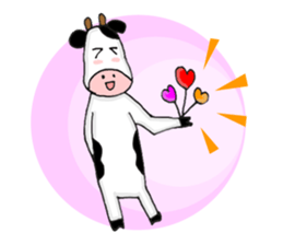 The little Cow [Ver2] sticker #14436949