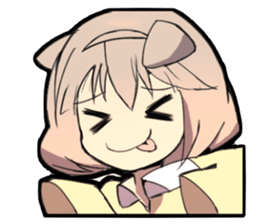 Kemonomimi girl sticker #14437555