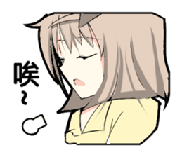 Kemonomimi girl sticker #14437564