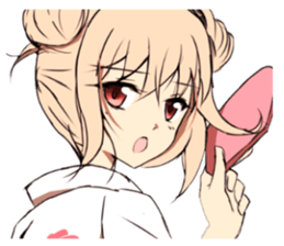 Kemonomimi girl sticker #14437570