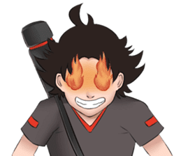 Tom the architecture student by Ritoem sticker #14437686