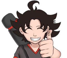 Tom the architecture student by Ritoem sticker #14437688