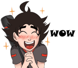 Tom the architecture student by Ritoem sticker #14437692