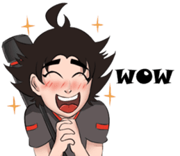 Tom the architecture student by Ritoem sticker #14437692