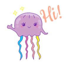 Aya the Jellyfish sticker #14438822