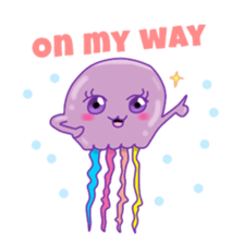 Aya the Jellyfish sticker #14438824