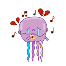 Aya the Jellyfish sticker #14438844