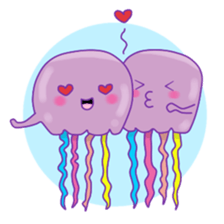 Aya the Jellyfish sticker #14438854