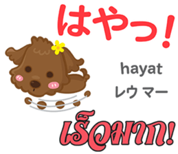 HELLO LOU Thai&Japan Comunication1 sticker #14438892