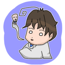 Everyday life of laboratory students sticker #14439365