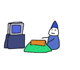 Pierrot human2 sticker #14439457