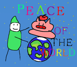 Pierrot human2 sticker #14439471