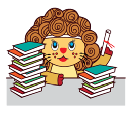 Cute and Active Lion sticker #14439725