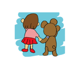 Bear "Yamato" sticker #14440001