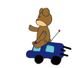 Bear "Yamato" sticker #14440002