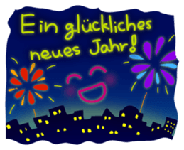 Celebration and Congratulation in German sticker #14441104