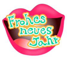 Celebration and Congratulation in German sticker #14441106