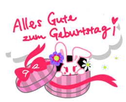 Celebration and Congratulation in German sticker #14441107