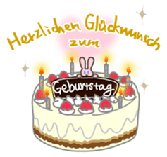 Celebration and Congratulation in German sticker #14441108
