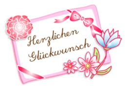 Celebration and Congratulation in German sticker #14441110