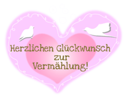 Celebration and Congratulation in German sticker #14441111