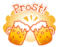 Celebration and Congratulation in German sticker #14441115