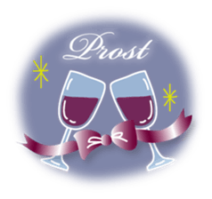 Celebration and Congratulation in German sticker #14441116