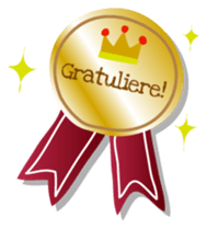 Celebration and Congratulation in German sticker #14441117