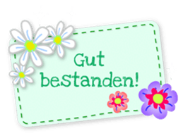 Celebration and Congratulation in German sticker #14441118