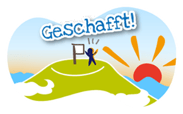 Celebration and Congratulation in German sticker #14441120