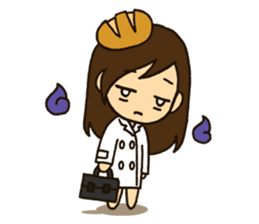 Dietitian Bread : working life. sticker #14441414