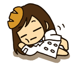 Dietitian Bread : working life. sticker #14441425