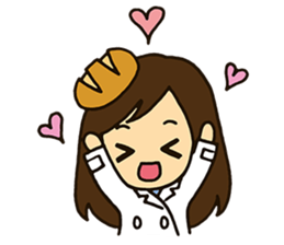Dietitian Bread : working life. sticker #14441436