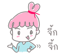 Meejai the girl with pure heart sticker #14441558