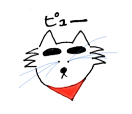 Big-Eyebrows Dog sticker #14441809