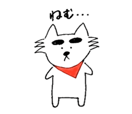 Big-Eyebrows Dog sticker #14441812