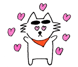 Big-Eyebrows Dog sticker #14441813