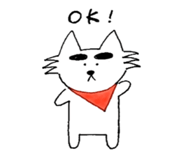 Big-Eyebrows Dog sticker #14441825