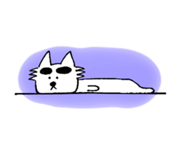 Big-Eyebrows Dog sticker #14441829