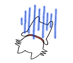 Big-Eyebrows Dog sticker #14441834