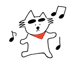 Big-Eyebrows Dog sticker #14441841