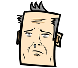 Stubborn old man sticker #14442094