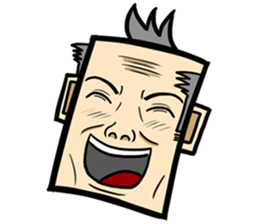 Stubborn old man sticker #14442095