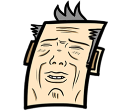 Stubborn old man sticker #14442098