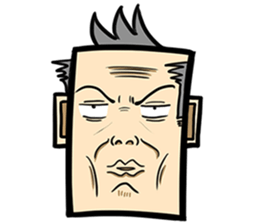 Stubborn old man sticker #14442099