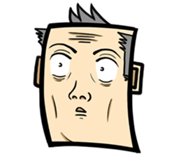 Stubborn old man sticker #14442102