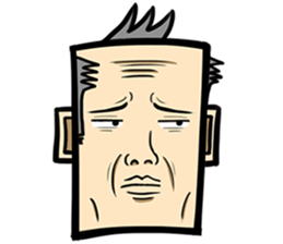 Stubborn old man sticker #14442104