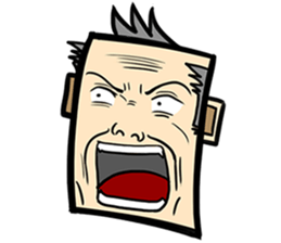 Stubborn old man sticker #14442108