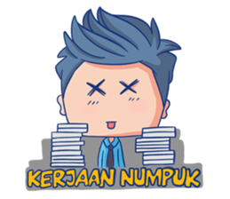Chibi Employee sticker #14443423